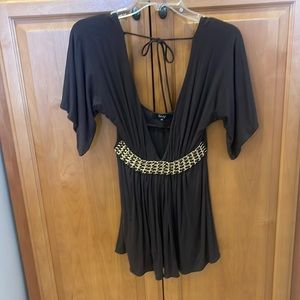 Sky top dark brown size Medium